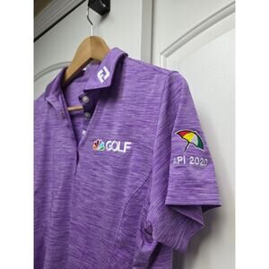 FootJoy Polo Shirt Womens M Purple Collared Golf Channel API 2020